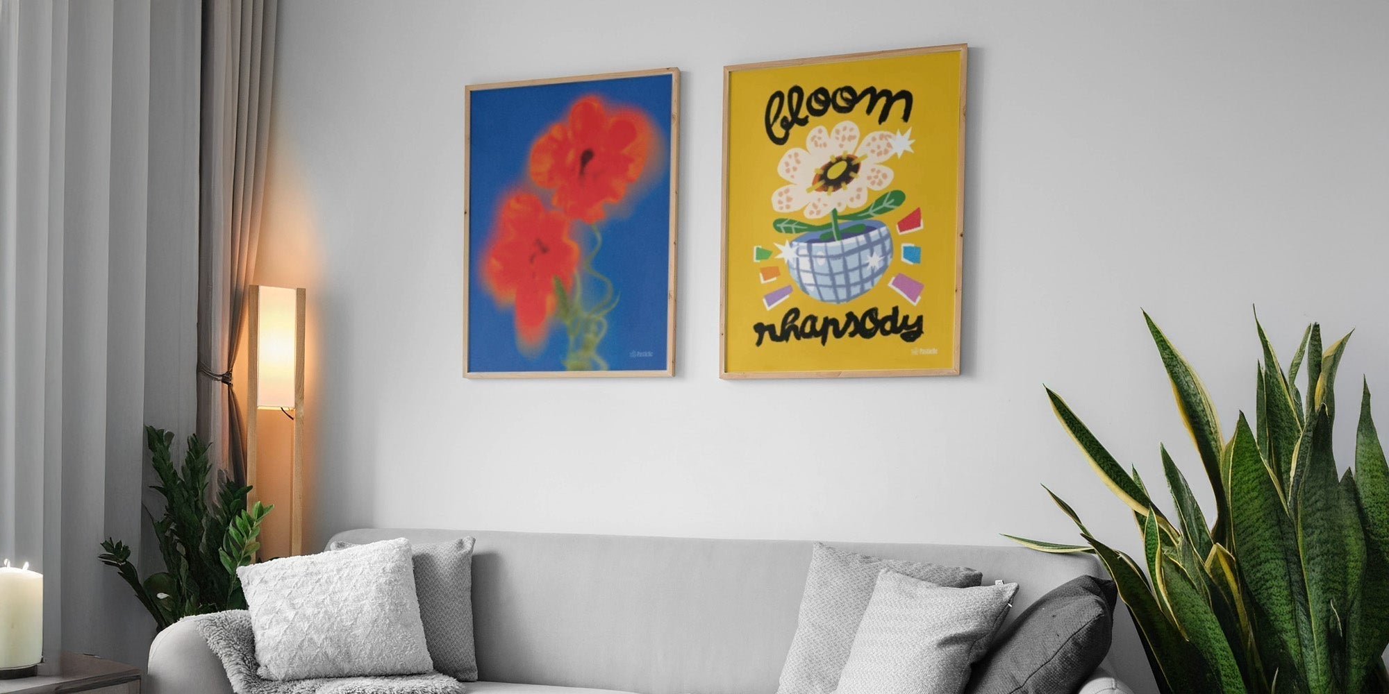 Brighten your space with a wall decor poster