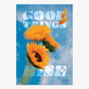 Affiche murale design Pastielle Good things rise – affiche représentant un tournesol devant un ciel bleu